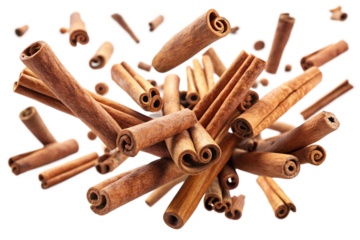 flying cinnamon sticks png