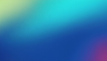 Obraz premium Vibrant grainy blue cyan color gradient long backdrop design background, vibrant poster noise texture banner, cover header backdrop design