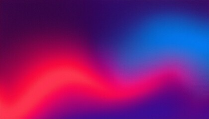 Vibrant purple red blue color spots grainy gradient glowing backdrop design, noise texture banner, poster header design.