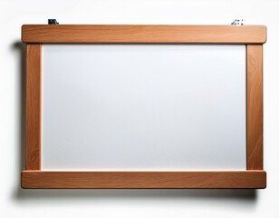 Whiteboard isolated on white background