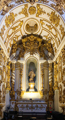 golden altar in church