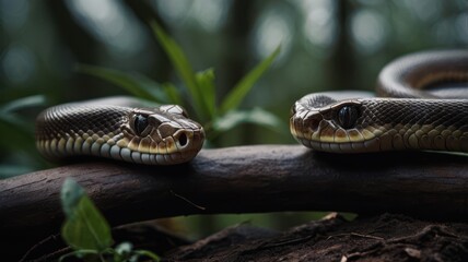 Obraz premium Snake, Lizard, Venom, Cobra, Teeth, Wildlife, Venomous Animals, Fangs, Scales