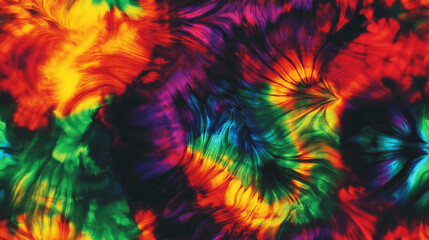 Obraz premium Seamless pattern with swirling and vibrant colorful abstract designs