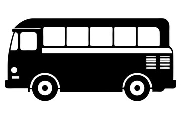 Bus Silhouette vector illustration