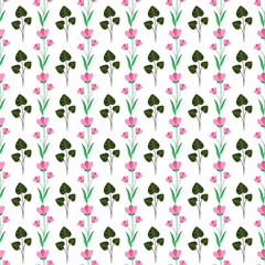 Tiny Spring Feelings Seamless Vector Pattern Design