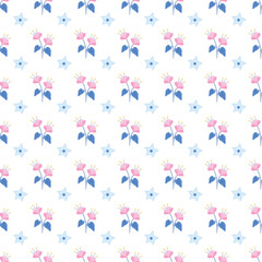 Tiny Spring Feelings Seamless Vector Pattern Design