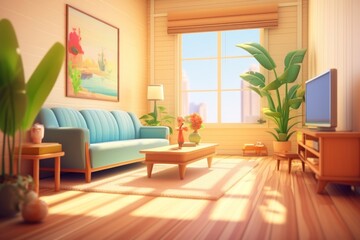 Room architecture furniture flooring.