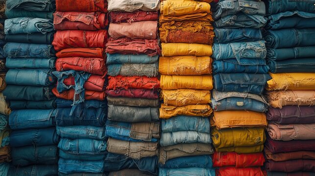 eco friendly fashion concept showcasing stylish clothing made from recycled materials promoting sustainability and environmental responsibility in the apparel industry.create by F.a