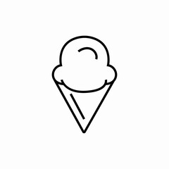 ice cream icon sign vector