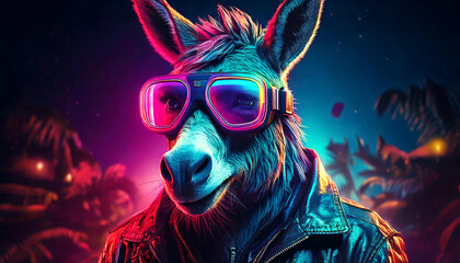 Cyberpunk - Futuristic - Donkey