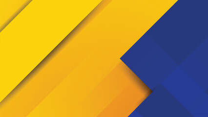 Yellow and blue background with rectangle. Vector abstract background texture design, bright poster.