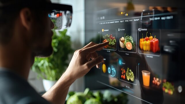 Augmented reality for culinary exploration and choice.