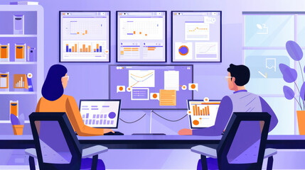 A productive remote team using a combination of digital tools to streamline workflows, track project milestones, and collaborate efficiently.