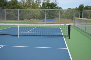 Pickleball court