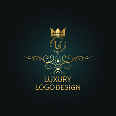 Web creative initial  latter logo design with modern business vector template. luxury new  logo design. creative isolated  monogram logo design with golden color