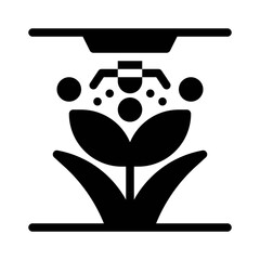 Fototapeta premium Irrigation System glyph icon