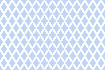 Fototapeta premium Abstract Seamless Geometric Diamonds Light Blue Pattern. 