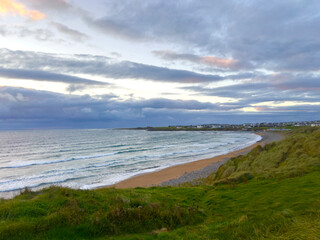 Beach at sunset