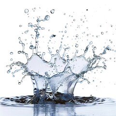 Plum Falls, Transparent Background Splash isolated