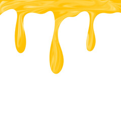 Illustration of honey dripping. Illustration of melted honey