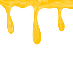 Illustration of honey dripping. Illustration of melted honey