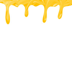 Illustration of honey dripping. Illustration of melted honey