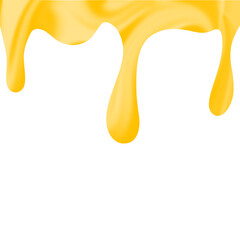 Illustration of honey dripping. Illustration of melted honey