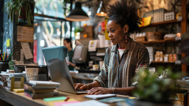 A small business owner consulting with a bank on loans, payroll management, and cash flow optimization tailored to small businesses.