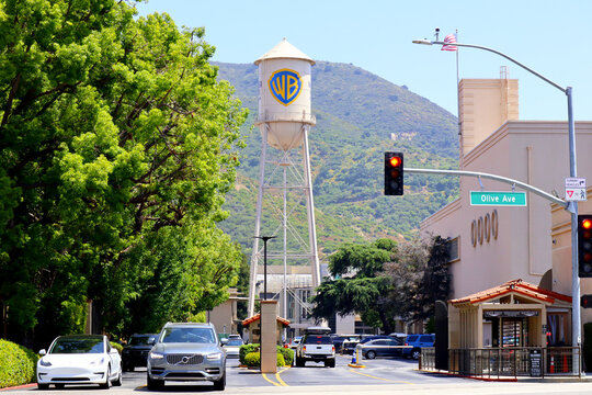 Burbank (LA County), California &ndash; June 18, 2024: Warner Bros. Studios. American film and entertainment studio headquartered at the Warner Bros. Studios complex in Burbank