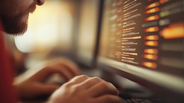Software Tester Analyzing Error Logs for Interface Test Bugs and Performance Issues