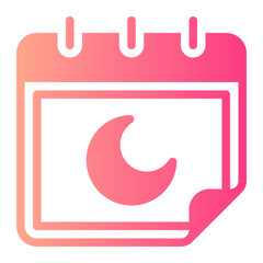 calendar gradient icon