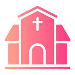 church gradient icon