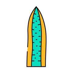 sansevieria leaf tropical line icon vector. sansevieria leaf tropical sign. isolated symbol illustration