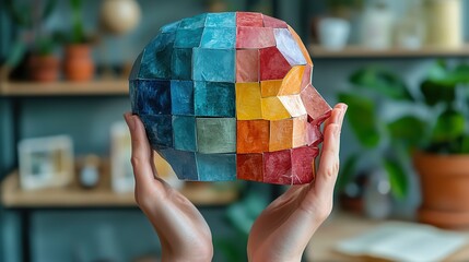 world mental health day concept,a focus on psychology mental health care and awareness promoting mind wellness and the importance of mental well being in everyday life.stock image