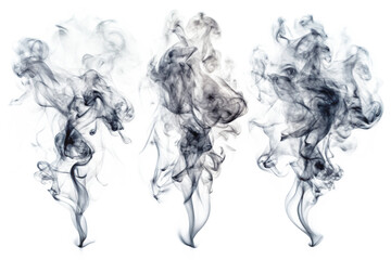 Fototapeta premium set of smoke png