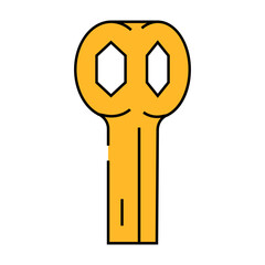 dog bone wrench line icon vector. dog bone wrench sign. isolated symbol illustration