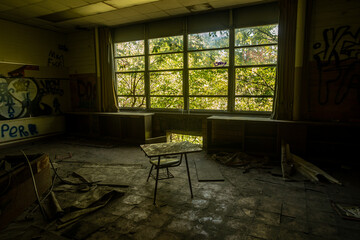 Interior of an Abandoned School