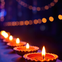 A Vibrant Diwali Celebration with Fireworks