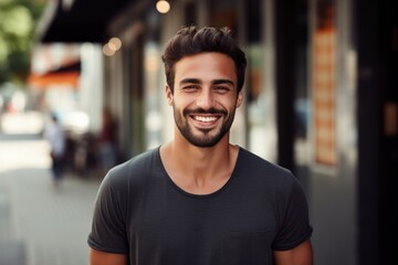Obraz premium Brazilian man clothing adult smile.