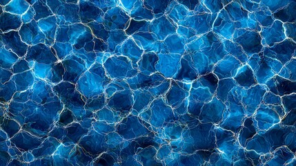 Shimmering Blue Water Abstract Pattern