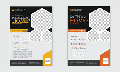Modern Real Estate Marketing Flyer Design For Home