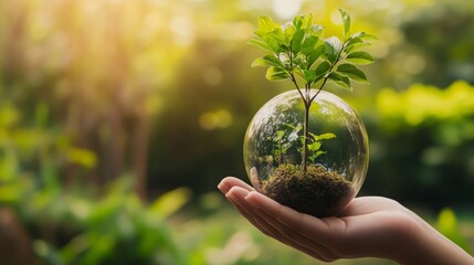 An illustration of ESG (Environmental, Social, and Governance) risk management, emphasizing sustainability, corporate responsibility, and ethical business practices.