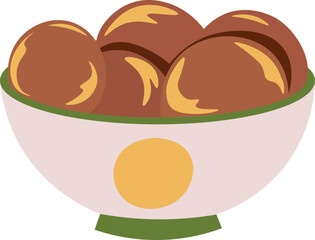Cekodok Malaysia Asian Food Illustration