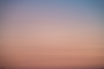 Sky gradient from blue to orange sunset