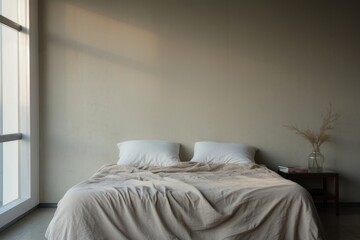 Bedroom furniture pillow architecture.