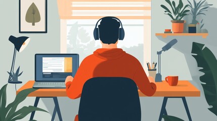 Telecommuting allows employees greater flexibility, including the ability to work from home while video conferencing.