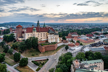 Fototapeta premium Wawel Royal Castle - Krakow, Poland.