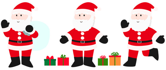 サンタクロース3パターン