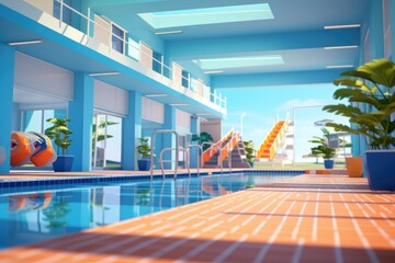 Fototapeta premium Architecture building resort hotel.