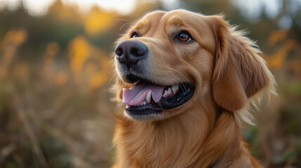 A dog learning to stop barking on command during a behavior modification session,